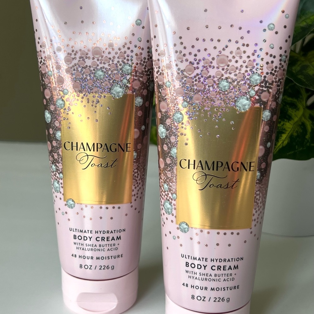 Bath & Body works Champagne Toast Body Cream set of 2. NWT